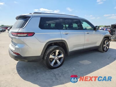 Trzecie zdjęcie samochodu z tyłu: 2021 JEEP GRAND CHEROKEE L LIMITED VIN:1C4RJJBG5M8126348 - miniatura