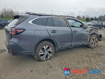 Trzecie zdjęcie samochodu z tyłu: 2022 SUBARU OUTBACK LIMITED VIN:4S4BTANC5N3171627 - miniatura