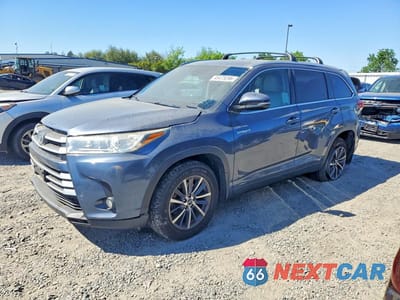 2018 TOYOTA HIGHLANDER HYBRID XLE 5TDJGRFH5JS045757 - główne zdjęcie licytacji z USA - miniatura