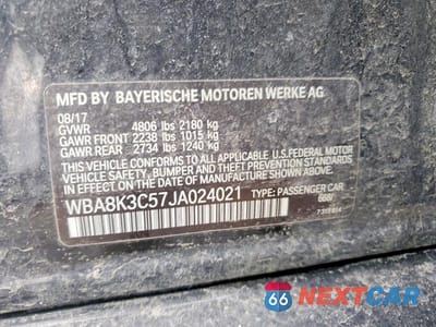Zdjęcie 13 z 13 samochodu: 2018 BMW 330 XI VIN:WBA8K3C57JA024021 - miniatura
