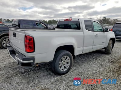 Trzecie zdjęcie samochodu z tyłu: 2022 CHEVROLET COLORADO LT VIN:1GCHSCEA1N1192319 - miniatura