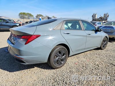 Trzecie zdjęcie samochodu z tyłu: 2021 HYUNDAI ELANTRA HYBRID BLUE VIN:KMHLM4AJ6MU012728 - miniatura