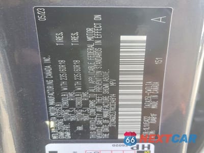 Zdjęcie 14 z 14 samochodu: 2024 LEXUS NX 350 BASE VIN:2T2AGCEZ7RC034914 - miniatura