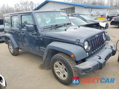 Czwarte zdjęcie samochodu z boku: 2018 JEEP WRANGLER UNLIMITED SPORT VIN:1C4BJWKG5JL892894 - miniatura