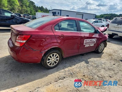 Trzecie zdjęcie samochodu z tyłu: 2017 CHEVROLET SONIC LT VIN:1G1JD5SH4H4132989 - miniatura
