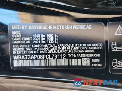 Zdjęcie 12 z 12 samochodu: 2023 BMW 430XI VIN:WBA73AP08PCL79112 - miniatura