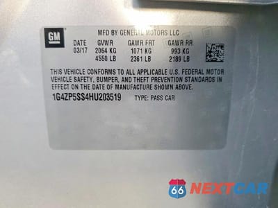 Zdjęcie 12 z 12 samochodu: 2017 BUICK LACROSSE ESSENCE VIN:1G4ZP5SS4HU203519 - miniatura