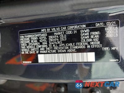 Zdjęcie 13 z 13 samochodu: 2021 VOLVO XC90 T8 RECHARGE INSCRIPTION EXPRESS VIN:YV4BR0CK5M1754603 - miniatura