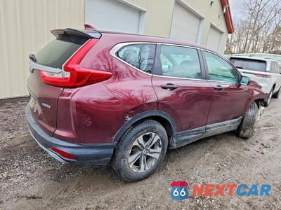 Trzecie zdjęcie samochodu z tyłu: 2019 HONDA CR-V LX VIN:2HKRW6H30KH218579 - miniatura