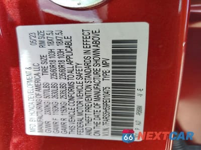 Zdjęcie 14 z 14 samochodu: 2023 HONDA CR-V SPORT VIN:7FARS5H59PE010475 - miniatura