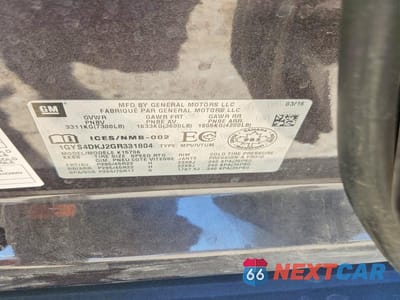 Zdjęcie 13 z 13 samochodu: 2016 CADILLAC ESCALADE PLATINUM VIN:1GYS4DKJ2GR331804 - miniatura