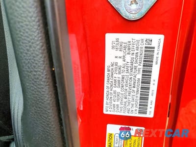 Zdjęcie 13 z 13 samochodu: 2022 HONDA CIVIC VIN:2HGFE1F76NH302564 - miniatura