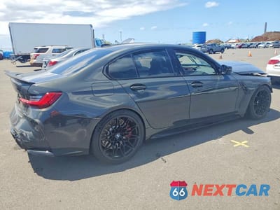 Trzecie zdjęcie samochodu z tyłu: 2024 BMW M3 COMPETITION VIN:WBS33AY09RFT22220 - miniatura