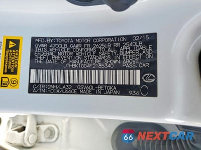 Zdjęcie 13 z 13 samochodu: 2015 LEXUS ES 350 CRAFTED LINE VIN:JTHBK1GG4F2185340 - miniatura