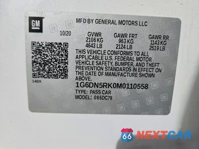Zdjęcie 13 z 13 samochodu: 2021 CADILLAC CT5 PREMIUM LUXURY VIN:1G6DN5RK0M0110558 - miniatura