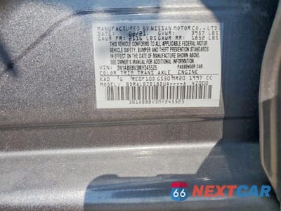 Zdjęcie 12 z 12 samochodu: 2021 NISSAN SENTRA S VIN:3N1AB8BV3MY245525 - miniatura