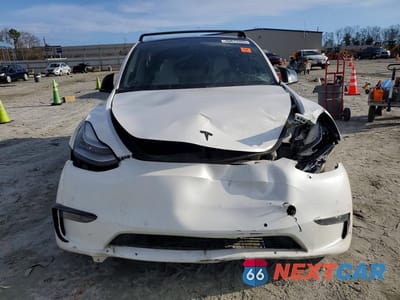 Piąte zdjęcie samochodu w środku: 2021 TESLA MODEL Y VIN:5YJYGDEE3MF192970 - miniatura