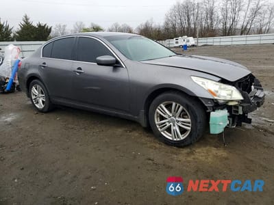 Czwarte zdjęcie samochodu z boku: 2012 INFINITI G25 SEDAN X VIN:JN1DV6AR3CM861708 - miniatura