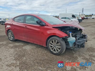 Czwarte zdjęcie samochodu z boku: 2015 HYUNDAI ELANTRA SE VIN:5NPDH4AE3FH639884 - miniatura