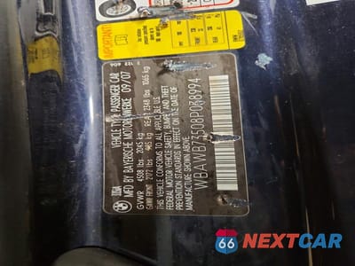 Zdjęcie 12 z 12 samochodu: 2008 BMW 335 I VIN:WBAWB73508P038994 - miniatura