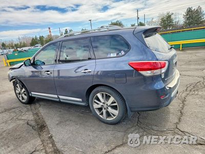Drugie zdjęcie samochodu z przodu: 2014 NISSAN PATHFINDER PLATINUM VIN:5N1AR2MN7EC688799 - miniatura