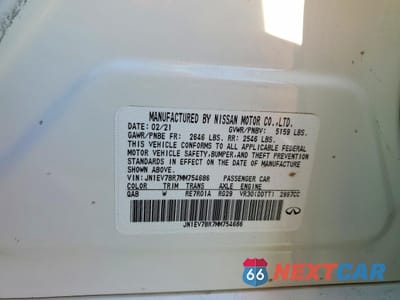 Zdjęcie 12 z 12 samochodu: 2021 INFINITI Q50 LUXE VIN:JN1EV7BR7MM754686 - miniatura