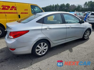 Trzecie zdjęcie samochodu z tyłu: 2014 HYUNDAI ACCENT GLS VIN:KMHCU4AE7EU769805 - miniatura