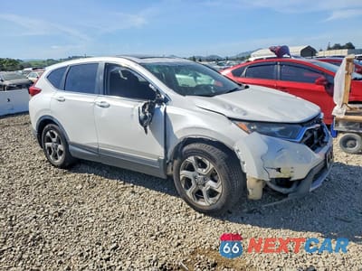Czwarte zdjęcie samochodu z boku: 2019 HONDA CR-V EX VIN:5J6RW1H51KA037528 - miniatura