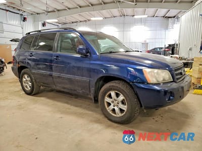 Czwarte zdjęcie samochodu z boku: 2002 TOYOTA HIGHLANDER BASE VIN:JTEHF21A620086577 - miniatura