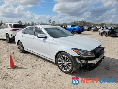 Czwarte zdjęcie samochodu z boku: 2017 GENESIS G80 3.8 VIN:KMHGN4JE8HU175789 - miniatura