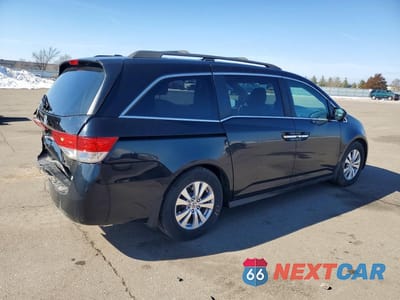 Trzecie zdjęcie samochodu z tyłu: 2014 HONDA ODYSSEY EXL VIN:5FNRL5H62EB111940 - miniatura