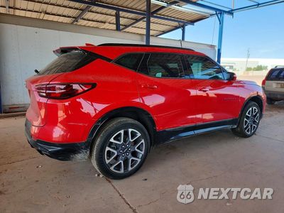 Trzecie zdjęcie samochodu z tyłu: 2023 CHEVROLET BLAZER RS VIN:3GNKBERS0PS103630 - miniatura