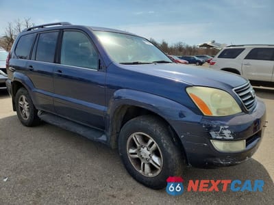 Czwarte zdjęcie samochodu z boku: 2004 LEXUS GX 470 BASE VIN:JTJBT20XX40062114 - miniatura