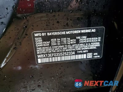 Zdjęcie 12 z 12 samochodu: 2025 BMW X1 M35I VIN:WBX13EF03S5252334 - miniatura