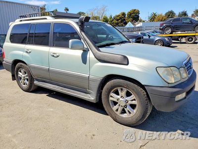 Czwarte zdjęcie samochodu z boku: 2005 LEXUS LX 470 BASE VIN:JTJHT00W253551225 - miniatura