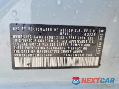 Zdjęcie 13 z 13 samochodu: 2025 VOLKSWAGEN JETTA SE VIN:3VW7X7BU6SM073468 - miniatura