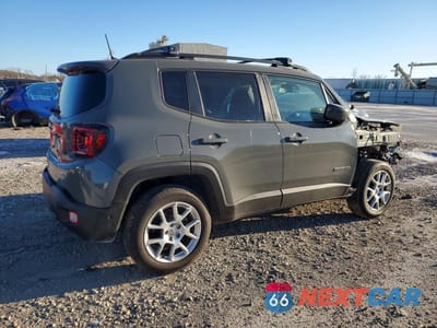 Trzecie zdjęcie samochodu z tyłu: 2021 JEEP RENEGADE LATITUDE VIN:ZACNJDB15MPM12072 - miniatura
