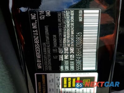 Zdjęcie 12 z 12 samochodu: 2017 MERCEDES-BENZ C 300 VIN:55SWF4JB6HU203826 - miniatura