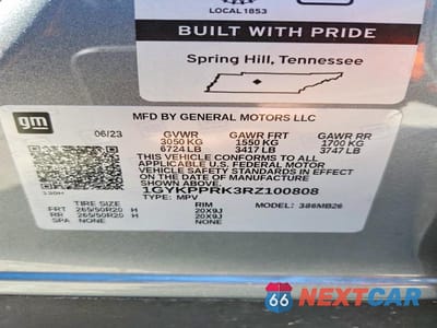 Zdjęcie 13 z 13 samochodu: 2024 CADILLAC LYRIQ LUXURY VIN:1GYKPPRK3RZ100808 - miniatura