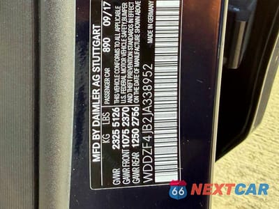 Zdjęcie 10 z 10 samochodu: 2018 MERCEDES-BENZ E 300 VIN:WDDZF4JB2JA338952 - miniatura