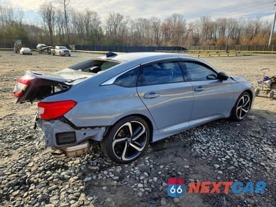 Trzecie zdjęcie samochodu z tyłu: 2021 HONDA ACCORD SPORT SE VIN:1HGCV1F47MA079022 - miniatura