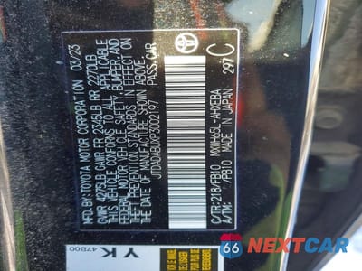 Zdjęcie 13 z 13 samochodu: 2023 TOYOTA PRIUS LE VIN:JTDADABUXP3002197 - miniatura