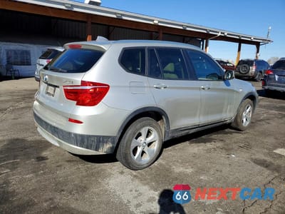 Trzecie zdjęcie samochodu z tyłu: 2012 BMW X3 XDRIVE28I VIN:5UXWX5C55CL722947 - miniatura