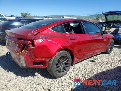 Trzecie zdjęcie samochodu z tyłu: 2025 TESLA MODEL 3 VIN:5YJ3E1EA9SF906920 - miniatura