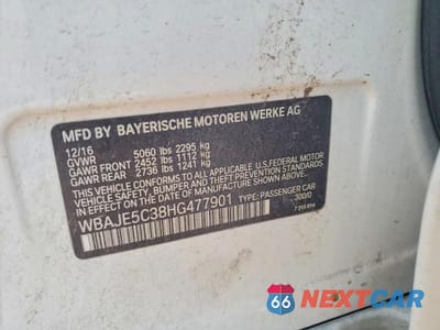 Zdjęcie 10 z 10 samochodu: 2017 BMW 540 I VIN:WBAJE5C38HG477901 - miniatura