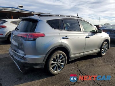 Trzecie zdjęcie samochodu z tyłu: 2017 TOYOTA RAV4 HYBRID LIMITED VIN:JTMDJREV1HD081618 - miniatura