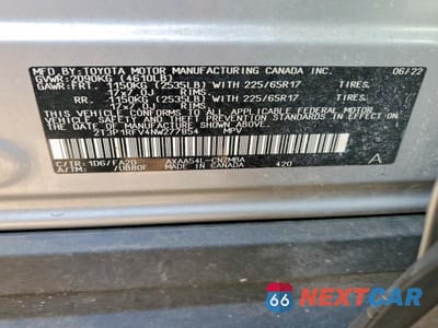 Zdjęcie 14 z 14 samochodu: 2022 TOYOTA RAV4 VIN:2T3P1RFV4NW277854 - miniatura
