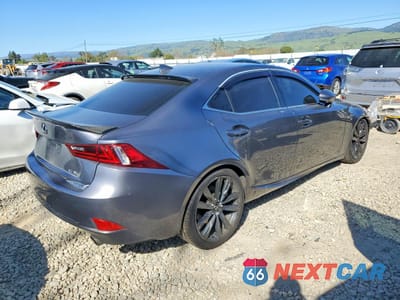 Trzecie zdjęcie samochodu z tyłu: 2014 LEXUS IS 350 BASE VIN:JTHBE1D29E5003757 - miniatura