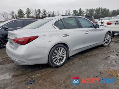 Trzecie zdjęcie samochodu z tyłu: 2020 INFINITI Q50 3.0T LUXE VIN:JN1EV7AR1LM253034 - miniatura