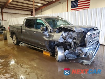 Czwarte zdjęcie samochodu z boku: 2019 GMC SIERRA K1500 DENALI VIN:1GTU9FEL8KZ259752 - miniatura